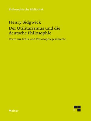 cover image of Der Utilitarismus und die deutsche Philosophie